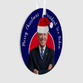 Le président Joe Biden et Santa Hat (devant)