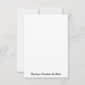 Le président Merci Joe Biden (Dos)