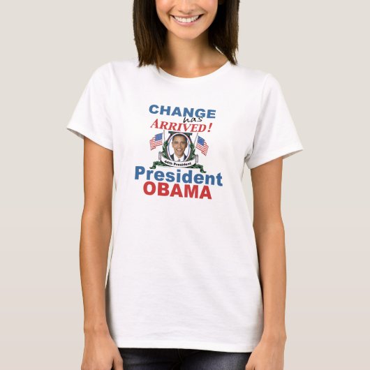 Le Président Obama T-shirt Long Sleeve (Devant)
