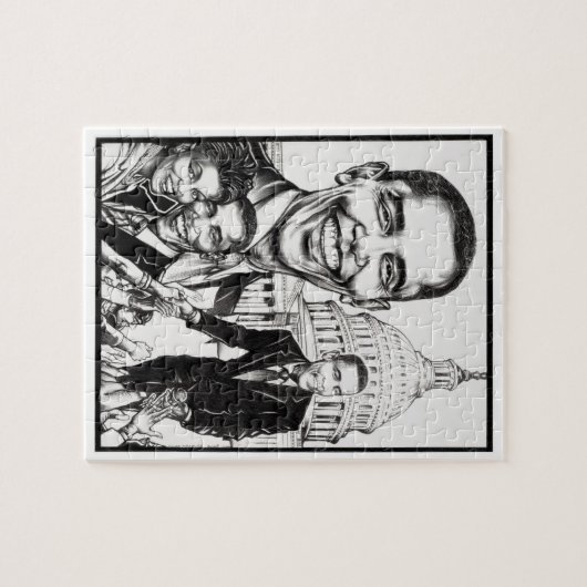 Le président - puzzle (Horizontal)