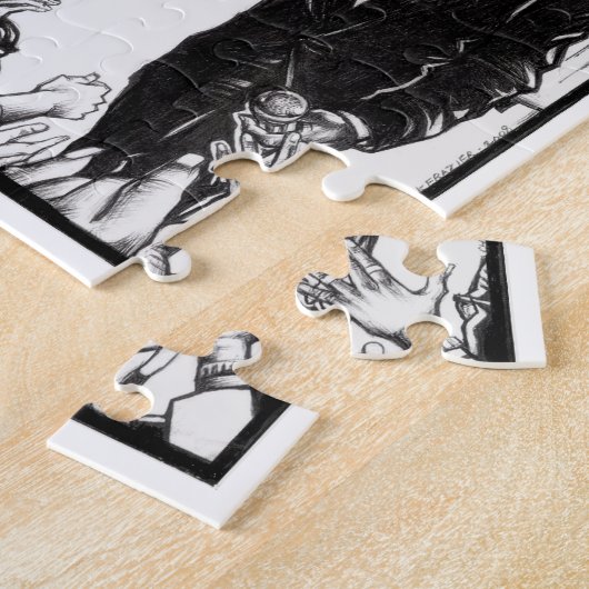 Le président - puzzle (Côté)