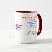 Le Président Taft Portrait et tasse de fait (Devant droit)