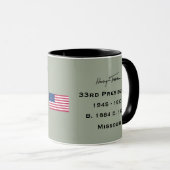 Le président Truman, Harry S. Mug (Devant droit)