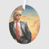 Le président Trump est fier de l'ornement acryliqu (devant)