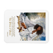 Le Prince de la Paix. Angel et bébé Jésus Magnet (Horizontal)