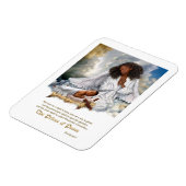 Le Prince de la Paix. Angel et bébé Jésus Magnet (Côté Gauche)