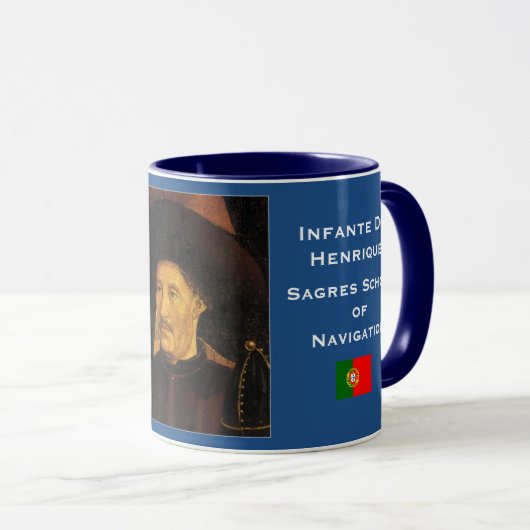 Le prince Henry, le Navigateur Mug (Devant droit)