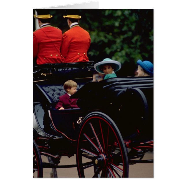 Le Prince William et la Princesse Diana dans le ce (Devant)
