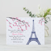Le printemps à Paris Invitation (Debout devant)