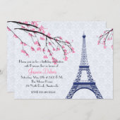 Le printemps à Paris Invitation (Devant / Derrière)