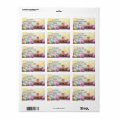 Le Printemps a Sprung Étiquettes : Personnaliser P (Feuille entière)