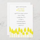 Le Printemps A Sprung Invitation (Devant / Derrière)