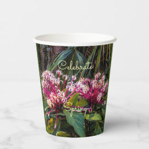 Le printemps arrive. Gobelet en papier