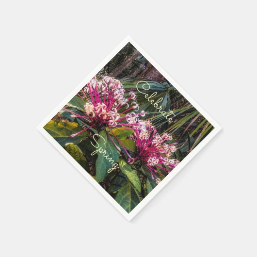 Le printemps arrive. Serviette en Papier (Coin)