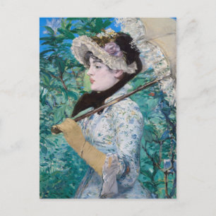 Le Printemps Manet Fine Art Briefkaart schilderen