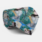 Le Printemps Manet Schilderij stropdas (Opgerold)