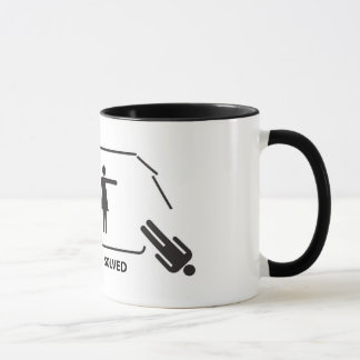 Le "problème a résolu" la tasse drôle femelle de