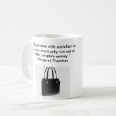 Le problème avec le socialisme - Mme Thatcher Mug (Devant gauche)