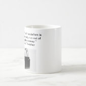 Le problème avec le socialisme - Mme Thatcher Mug (Centre)