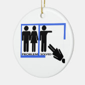 Le problème résolu vident son ornement de (Gauche)