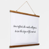 Le prochain acte de la vie Bois tapissé tapisserie (Angulaire)