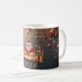 Le prochain coup de Santa – Mug de Noël drôle d'éc (Devant droit)