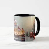 Le prochain coup de Santa – Mug de Noël drôle d'éc (Devant droit)