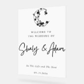 Le prochain signe Mariage acrylique de cette vie (Angle)