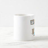 Le proctologue chante Karaoke Cartoon Drôle Mug (Centre)