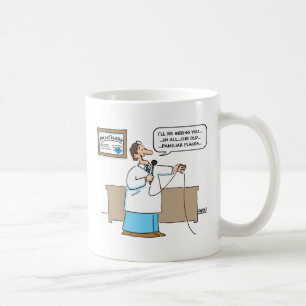 Le proctologue chante le caricaturiste Funny Mug