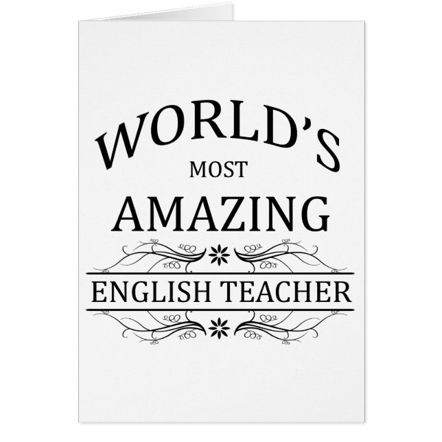 Le professeur d'Anglais le plus extraordinaire du (Devant)