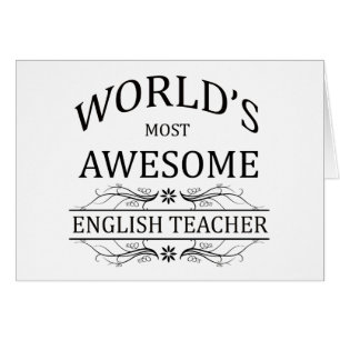 Le professeur d'Anglais le plus impressionnant du