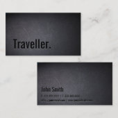 Le professionnel noircissent le carte de visite de (Devant / Derrière)