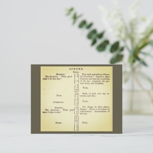 Le programme de routine de Benjamin Franklin (Debout devant)