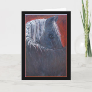 Le protecteur - carte de voeux originale d'art