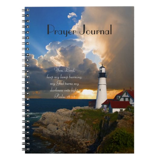 Le Psaume 18:28 Lighthouse Prayer Journal (Devant)