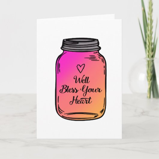 Le puits bénissent votre carte de voeux de pot de (Devant)