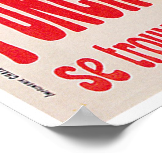 Le Punch Grassot  Drink en kunst van wijn Poster (Hoek)