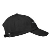 Le punk n'est pas mort : Casquette réglable (noir) (Droite)