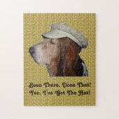 Le Puzzle Basset Hound A Été Fait Que (Vertical)