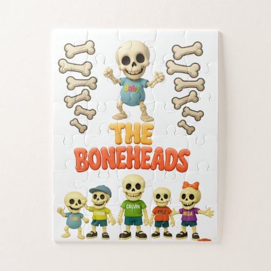 Le Puzzle Boneheads™ – Avec Bébé (Vertical)