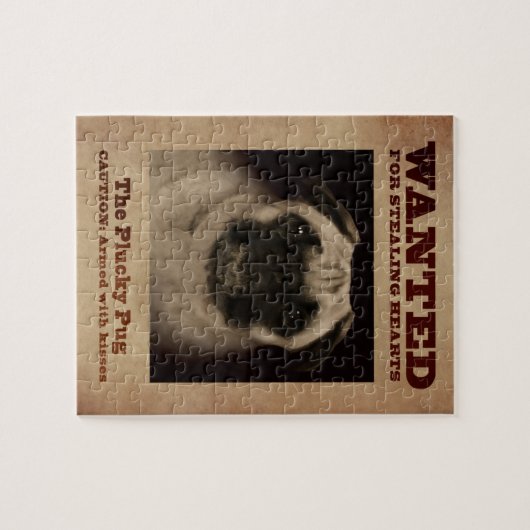 Le puzzle courageux de carlin (Horizontal)