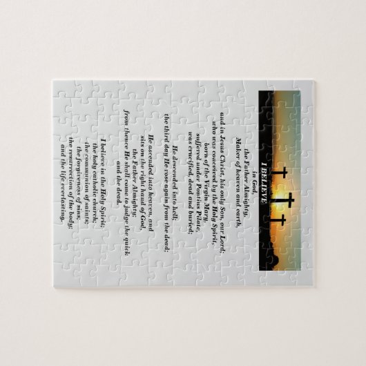 Le puzzle Credo des Apôtres (Horizontal)