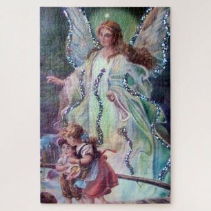 LE PUZZLE D'ART DE L'ANGE GARDIEN LE PLUS