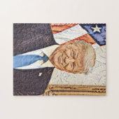 Le puzzle d'art du président Donald Trump (Horizontal)