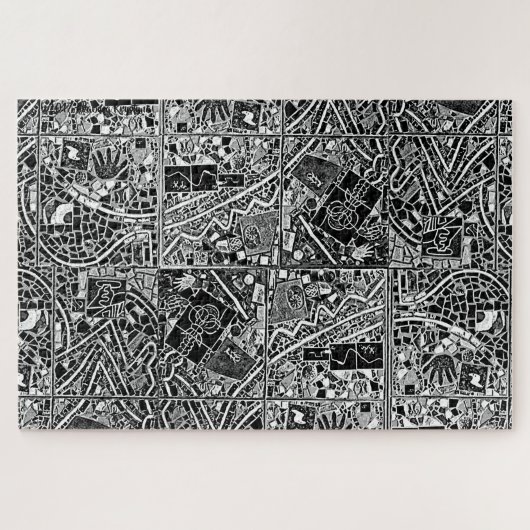 LE PUZZLE D'ART MODERNE LE PLUS DIFFICILE AU MONDE (Horizontal)