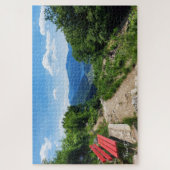 le puzzle de banc rouge (Vertical)