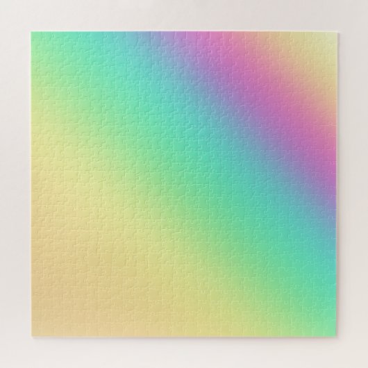 Le Puzzle de Gradient Mane de Unicorne (Horizontal)