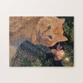 Le puzzle de la convivialité de Noël de Red (Horizontal)