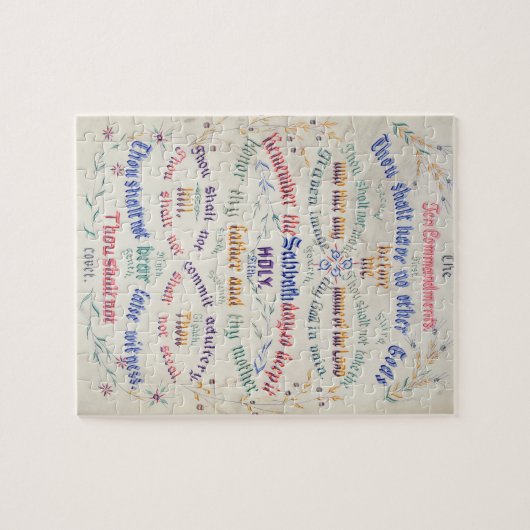 Le puzzle des Dix Commandements (Horizontal)